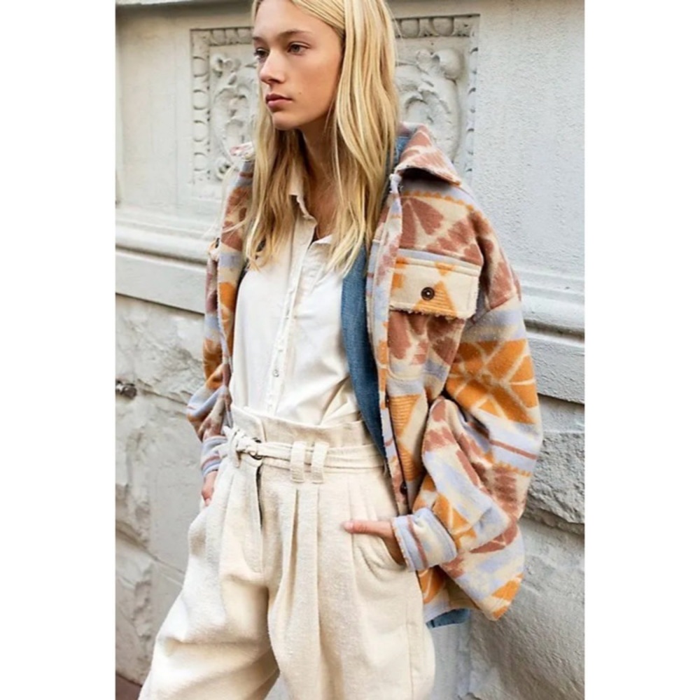 FREE PEOPLE RUBY PRINTED JACKET
